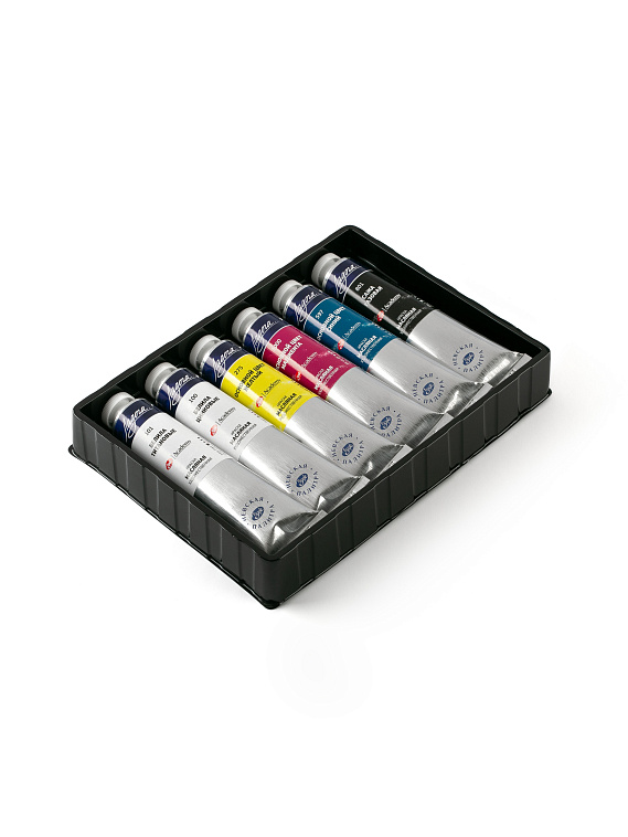 Набор масло "Ладога" Современная колористика, 6 шт х46 мл, картон 606x758